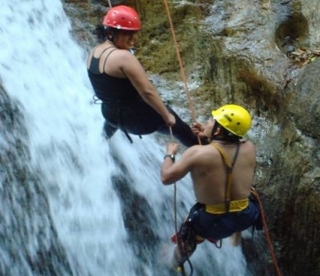 rappel cascadas